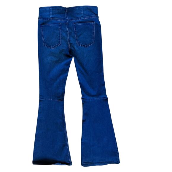 Free People Flare Stretch Blue Jeans Size 29 - Picture 1 of 4